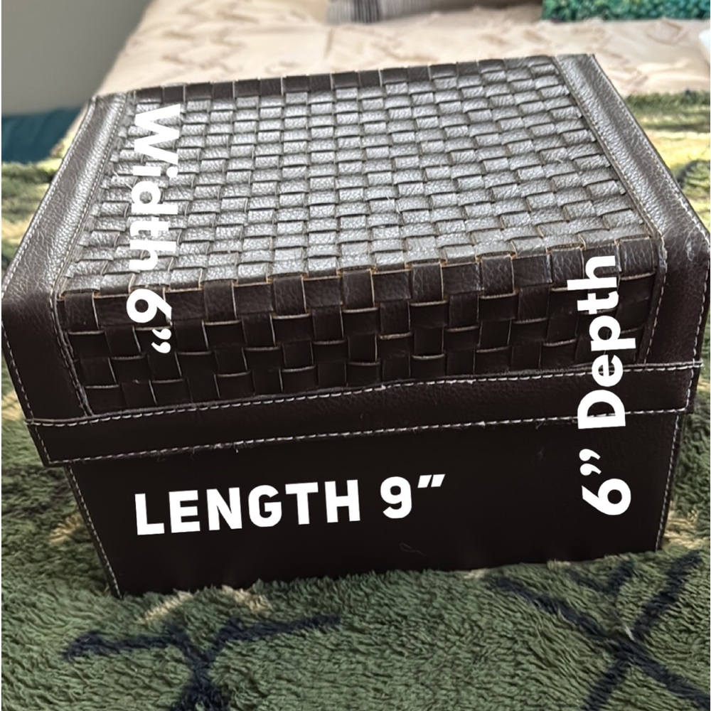 ❤️HOST PICK❤️Vintage Leather Storage Box